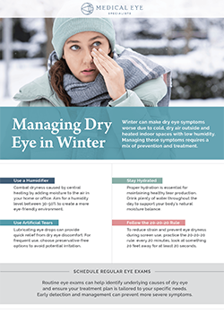 Managing Dry Eye in Winter